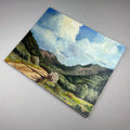 VERNA MARIE (CAMPBELL) Textured Oil Panting On Canvas Desert Mountains 24"x20"