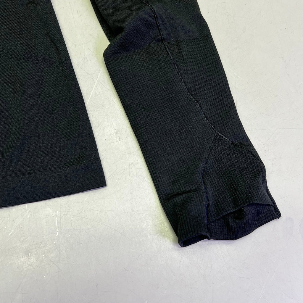 LULULEMON Swiftly Tech Long-Sleeve Shirt 2.0 Women's Sz XS Black (Pre-Owned)