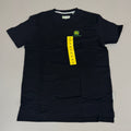JOHN DEERE Embroidered Logo Short Sleeve Tee Shirt Men's Sz S Black 1896842