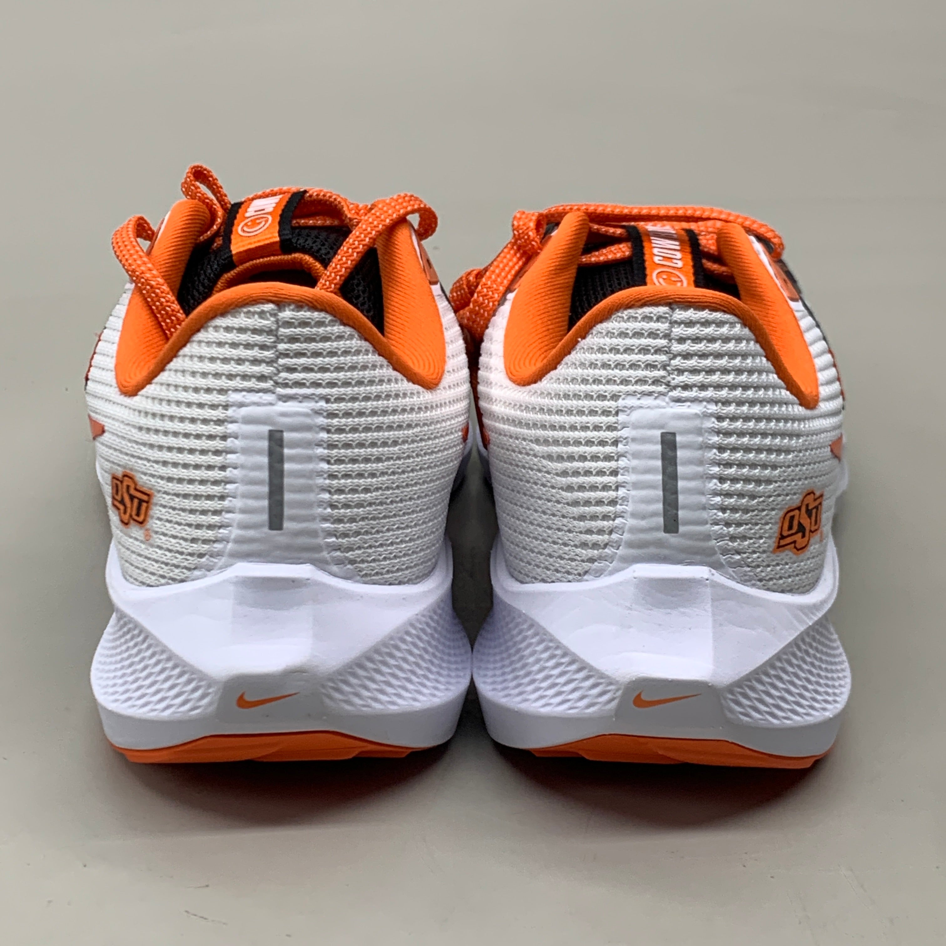 NIKE Zoom Pegasus Shoes 40 OK STATE White, Brilliant Orange & Black Men 10 & W 11.5 DZ5973-100