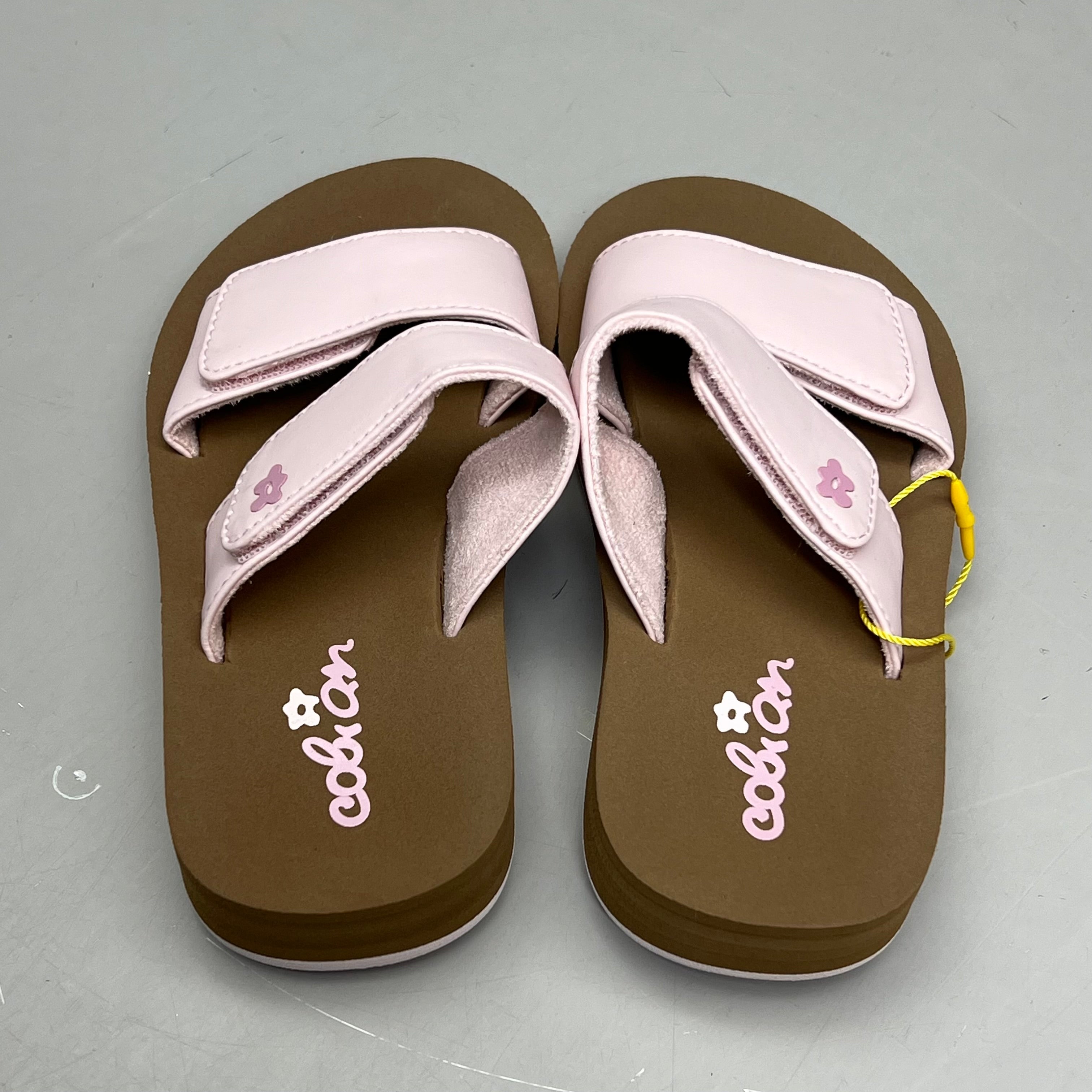 COBIAN Lil' Dana Strap Flower Sandals Kid's Sz 2/3 Pink LDA24-650-2/3