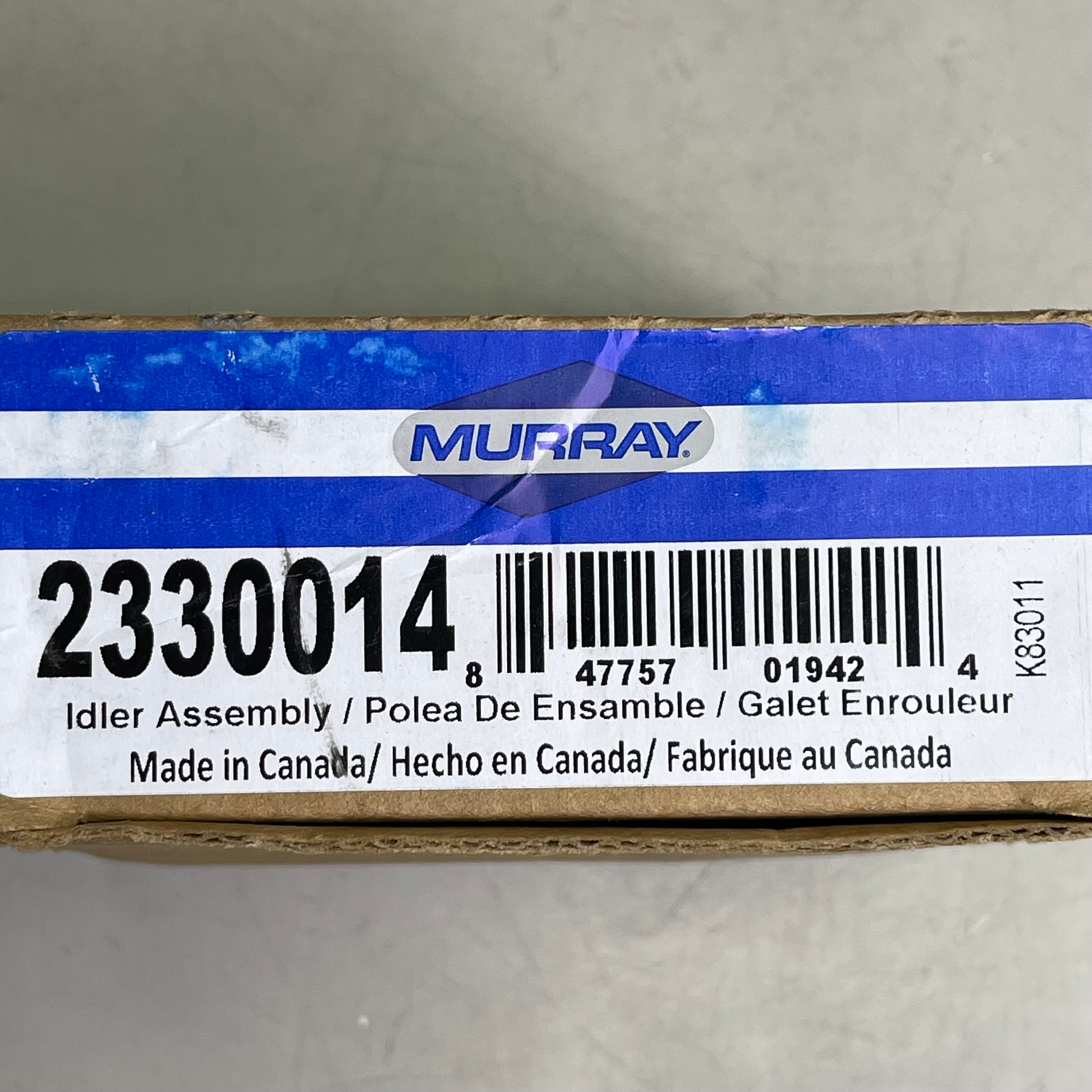 MURRAY Idler Tensioner Pulley Heavy-Duty Thermoplastic for Audi Oldsmobile 2330014