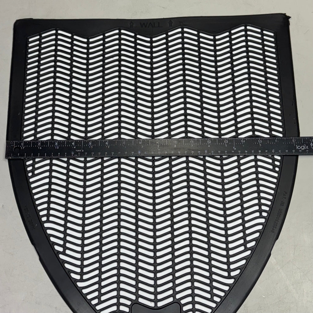COASTWIDE PROFESSIONAL (6 Pcs) Urinal Floor Mat 20" x 17.5" Black