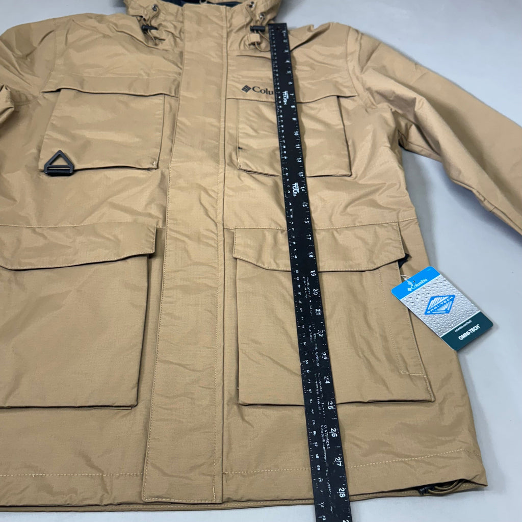 COLUMBIA Waterproof Breathable Landroamer Jacket Men's Sz S Delta WM2778-257