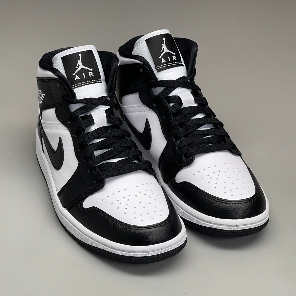 NIKE AIR JORDAN 1 Mid Panda Shoe Women's Sz 6.5 Black / White DV0991-101 (New)