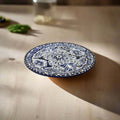 8" Talavera Blue & White Dinner Plate | Mexican Dinnerware
