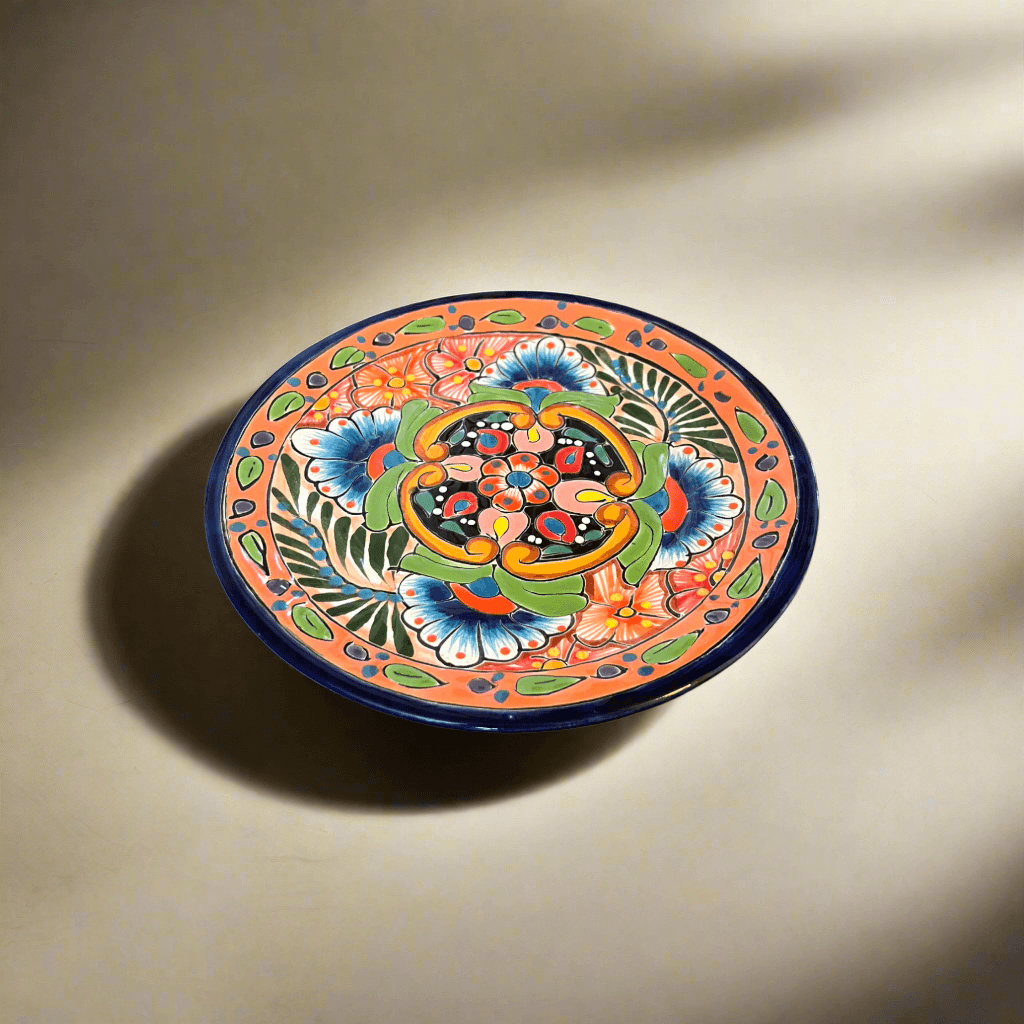 8" Talavera Ceramic Dinner Plate | Authentic Mexican Dinnerware