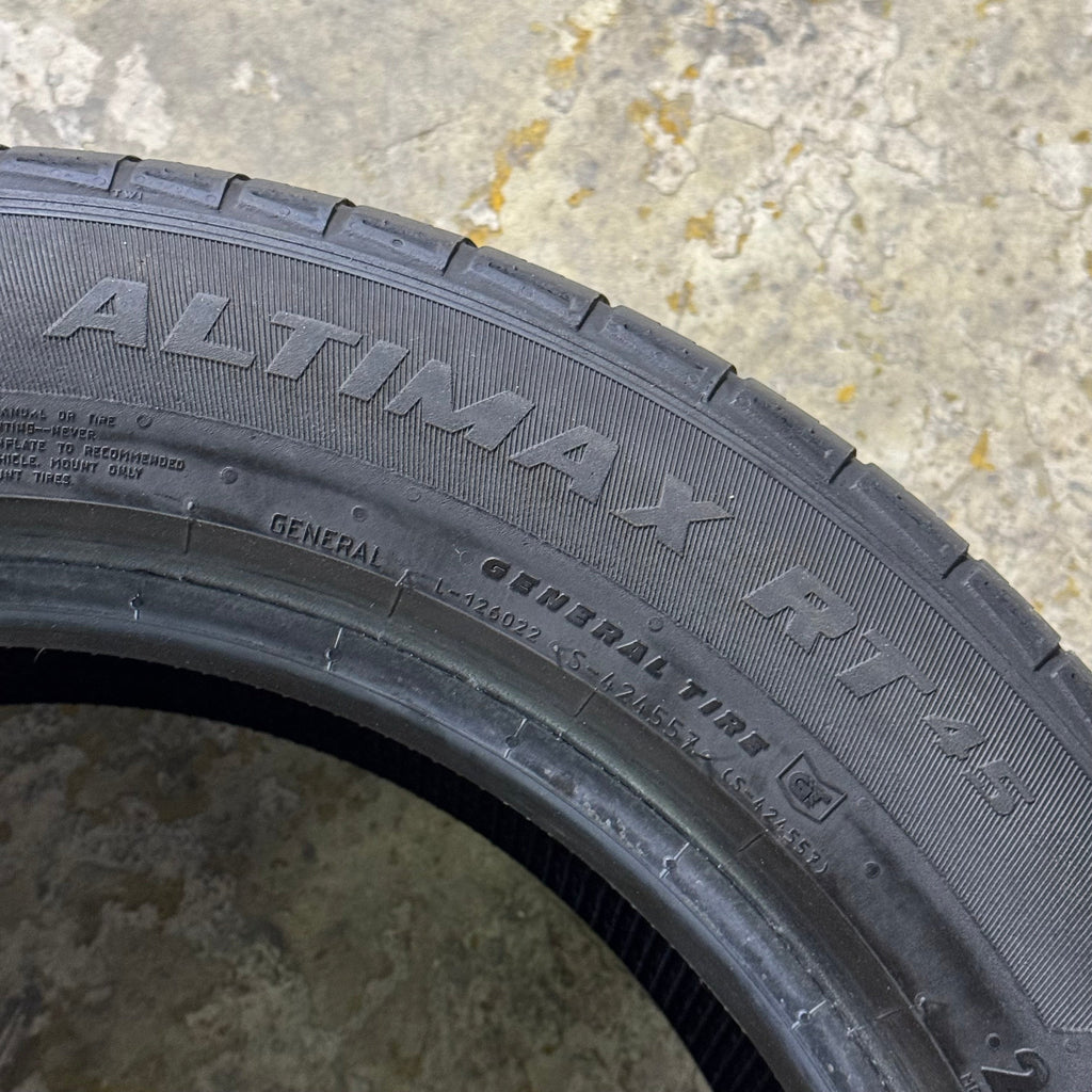 GENERAL All-Season Tire Sz 205/55R 16 (91T) Black ALTIMAX RT 45 (Used)