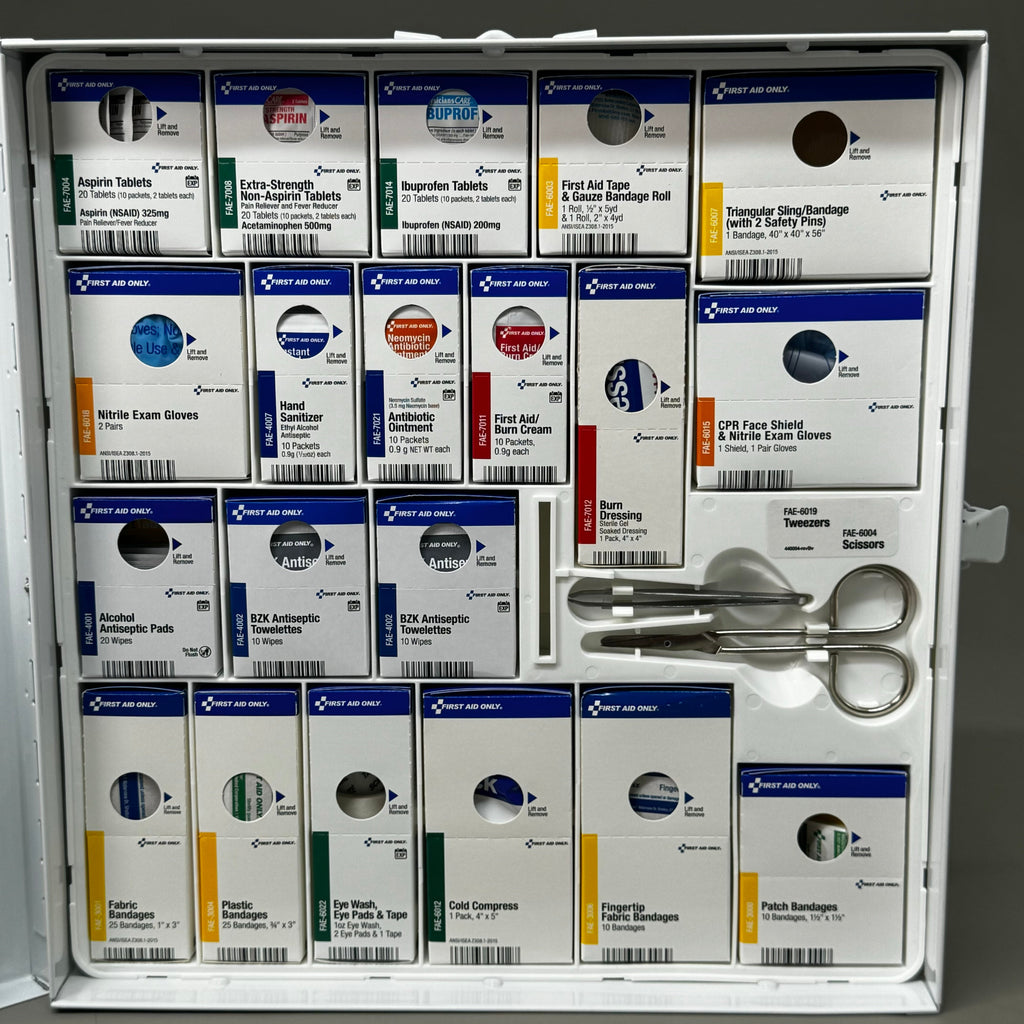 VESTIS FIRST AID 50 Person Large Metal Cabinet With Medication BB 01/2026 59354-021