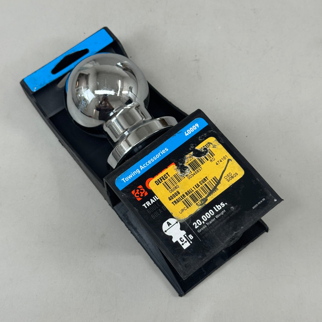 CURT Trailer Hitch Ball 2-5/16" Chrome 40009 (New Other- Damaged Packaging)