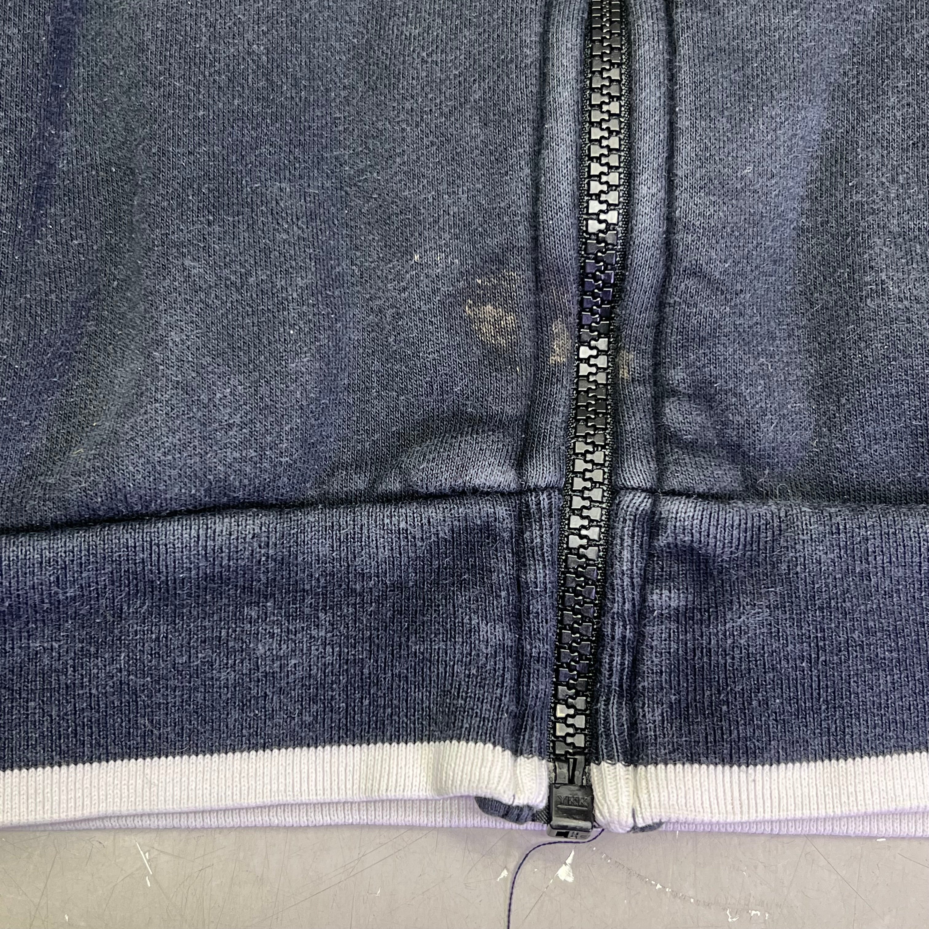 NIKE Sports Wear Full Zip Hoodie Unisex Sz L Black/White (Pre-Owned)