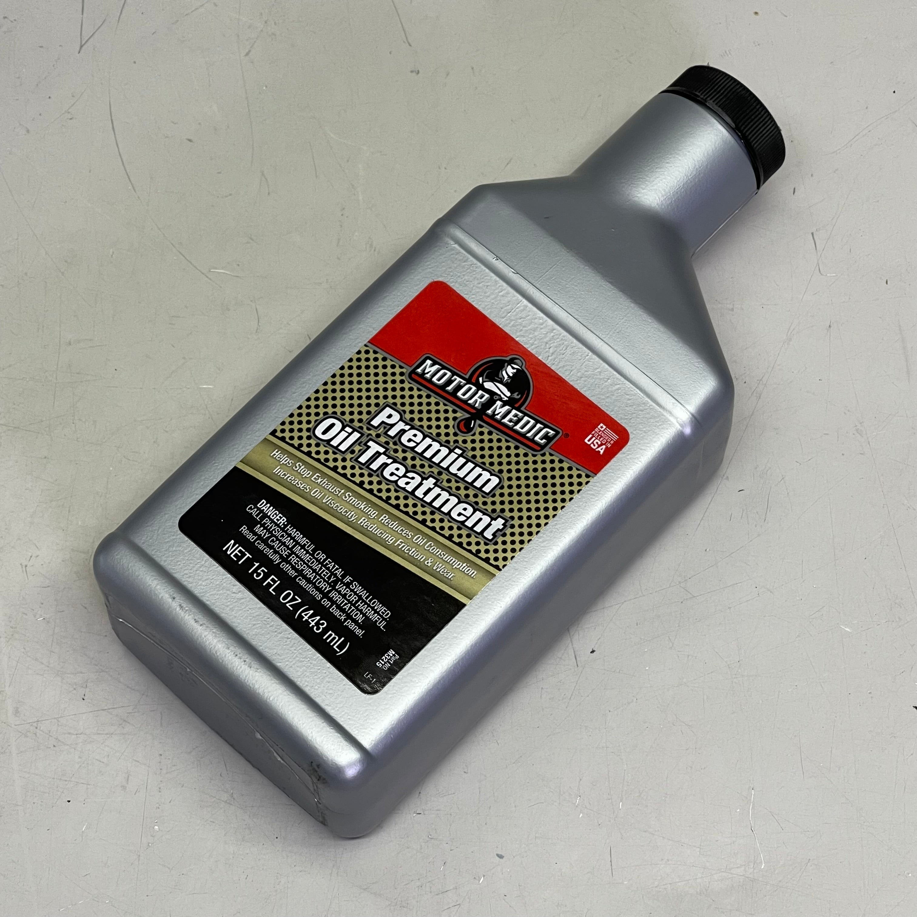 MOTOR MEDIC (12 PACK) Premium Oil Treatment 15 fl oz Grey M3215