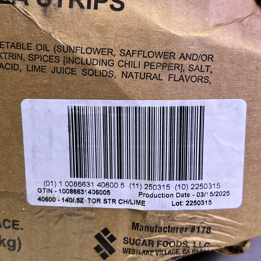 ZA@ WENDY’S (140 PACK) Tortilla Strips for Salads or Snackin’! 0.5 oz *MADE on 03/25* J