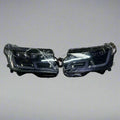 REEPU (2 Pcs) Car Headlights Sz 17" L x 10" H Black