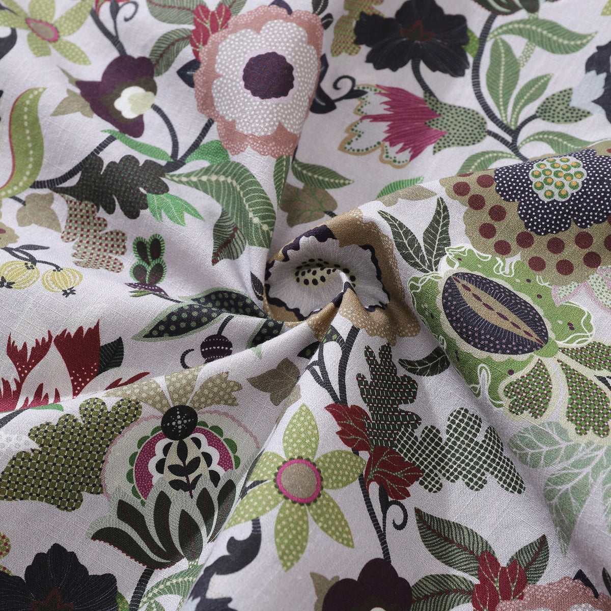 Men's Hawaiian Shirt Floral Circus By Sarah Cotton Button-down Short Sleeve Aloha Shirt By Sarah Thorpe