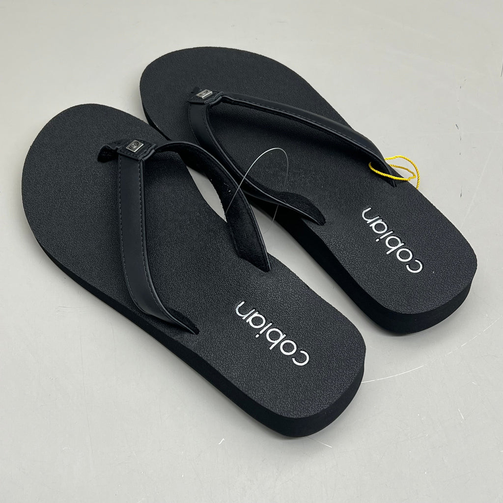 COBIAN Skinny Bounce Comfortable Synthetic Strap Women's Sz 6 Black SKI25-001-06