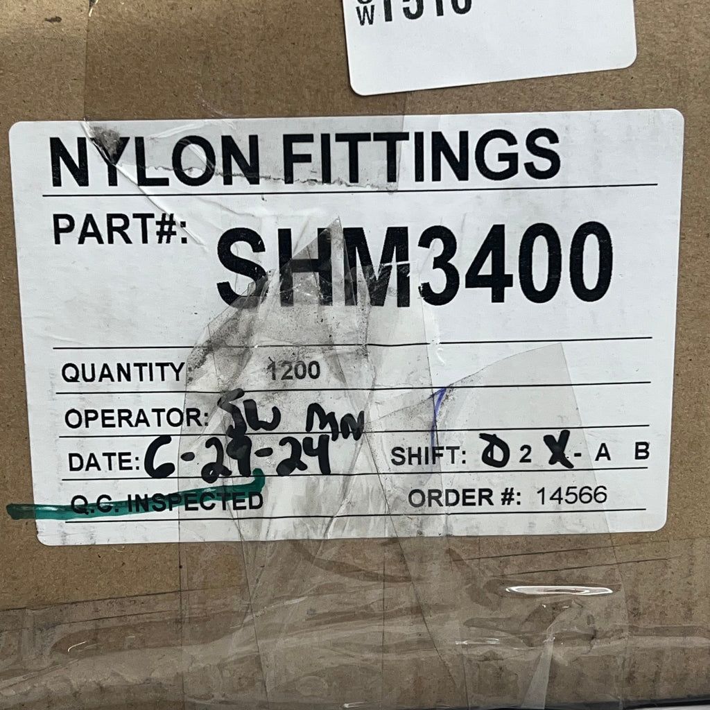 (10 Pack) Barb Nylon Splicer Fittings 1"x1" White