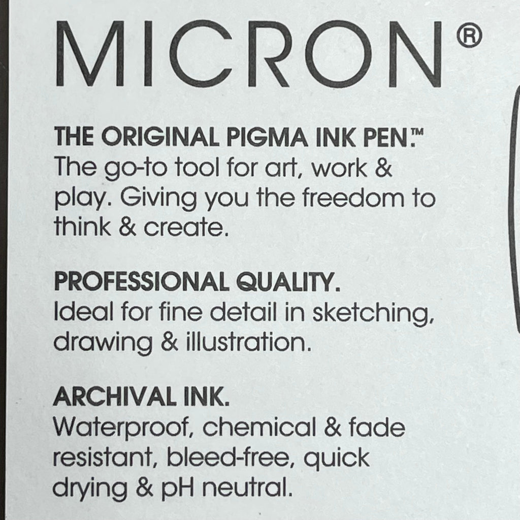 SAKURA (18-PACK) Pigma Micron Pens 0.25mm, 0.35mm, 0.45mm Black 50066