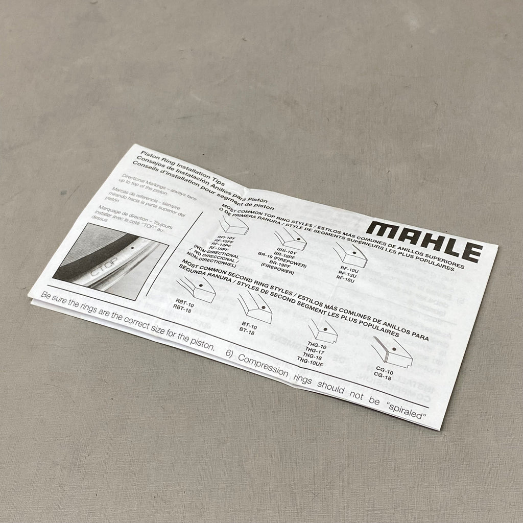 MAHLE Cummins Piston W/Rings Replacement For Ram 225-3732