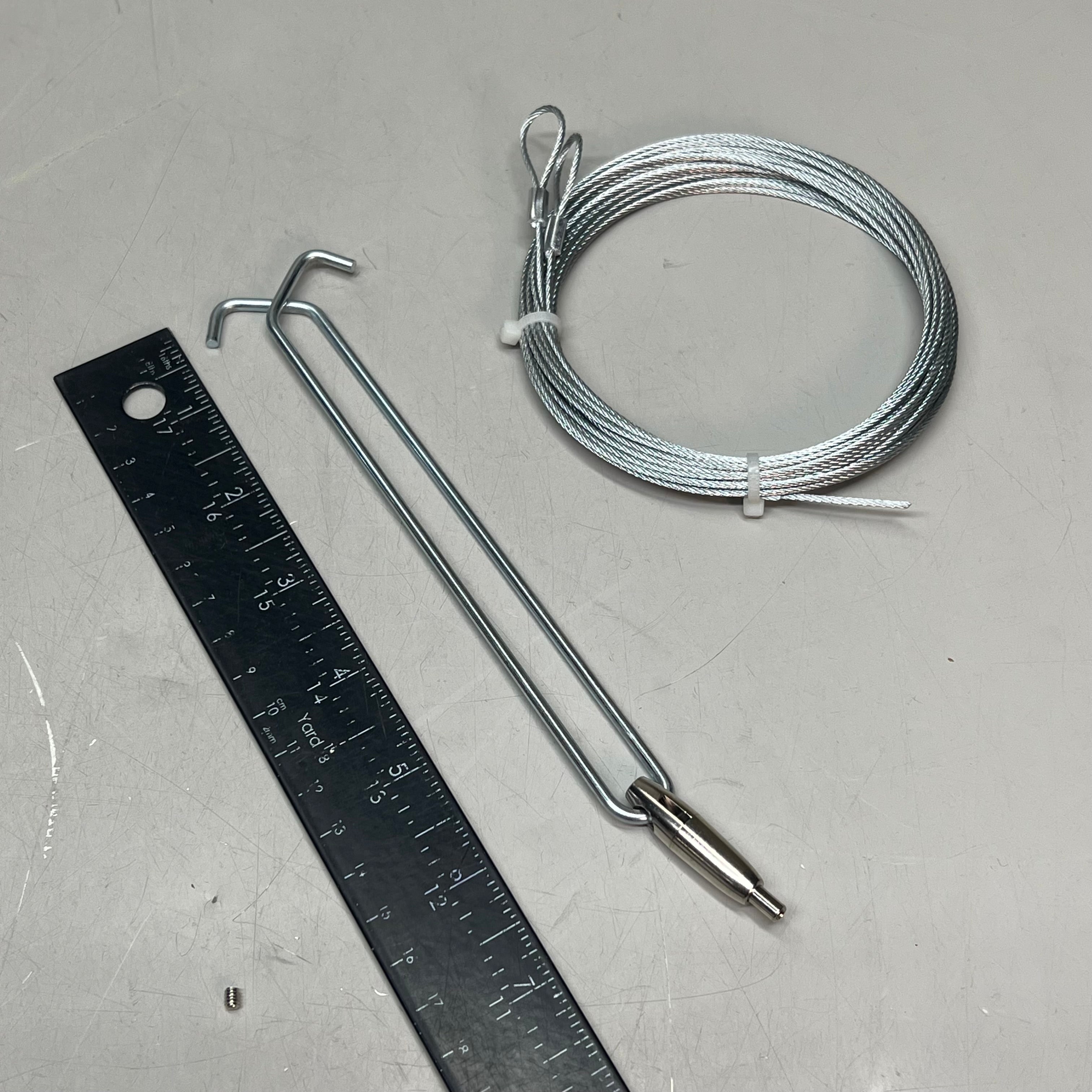 LITHINIA LIGHTING Single Aircraft Cable Gripper Y Hanger Kit 10' Chrome ZACVH