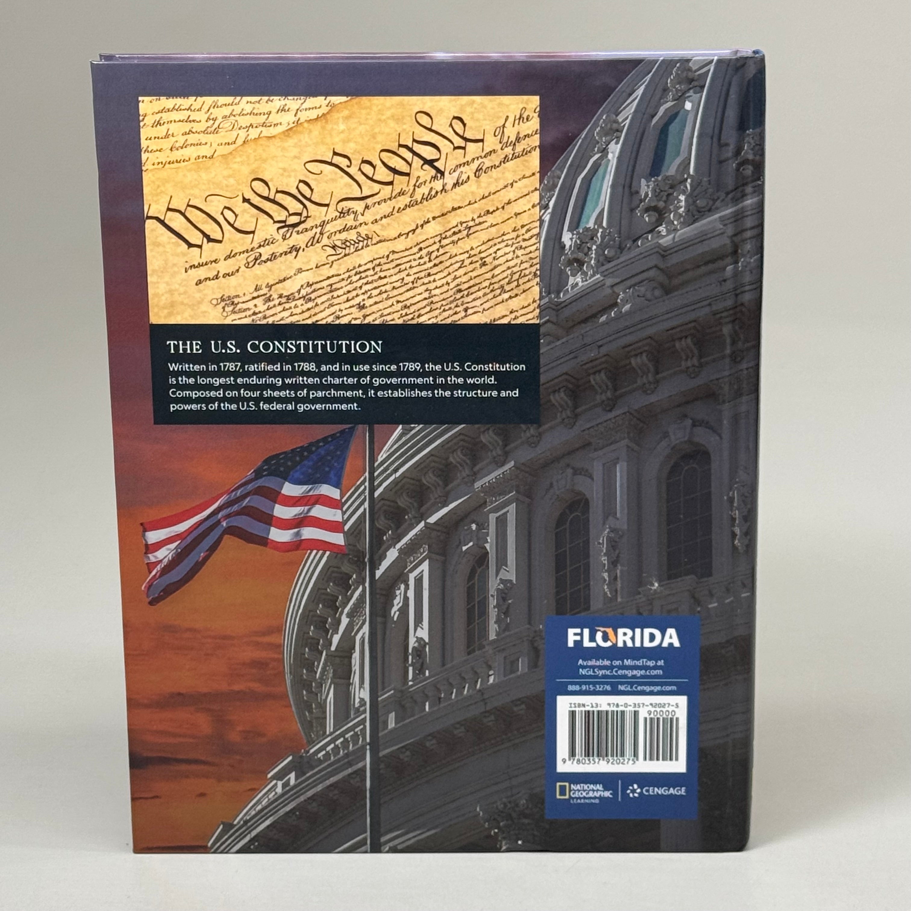 NATIONAL GEOGRAPHIC Teacher Guide American Government 2024 Florida Ed Hardcover