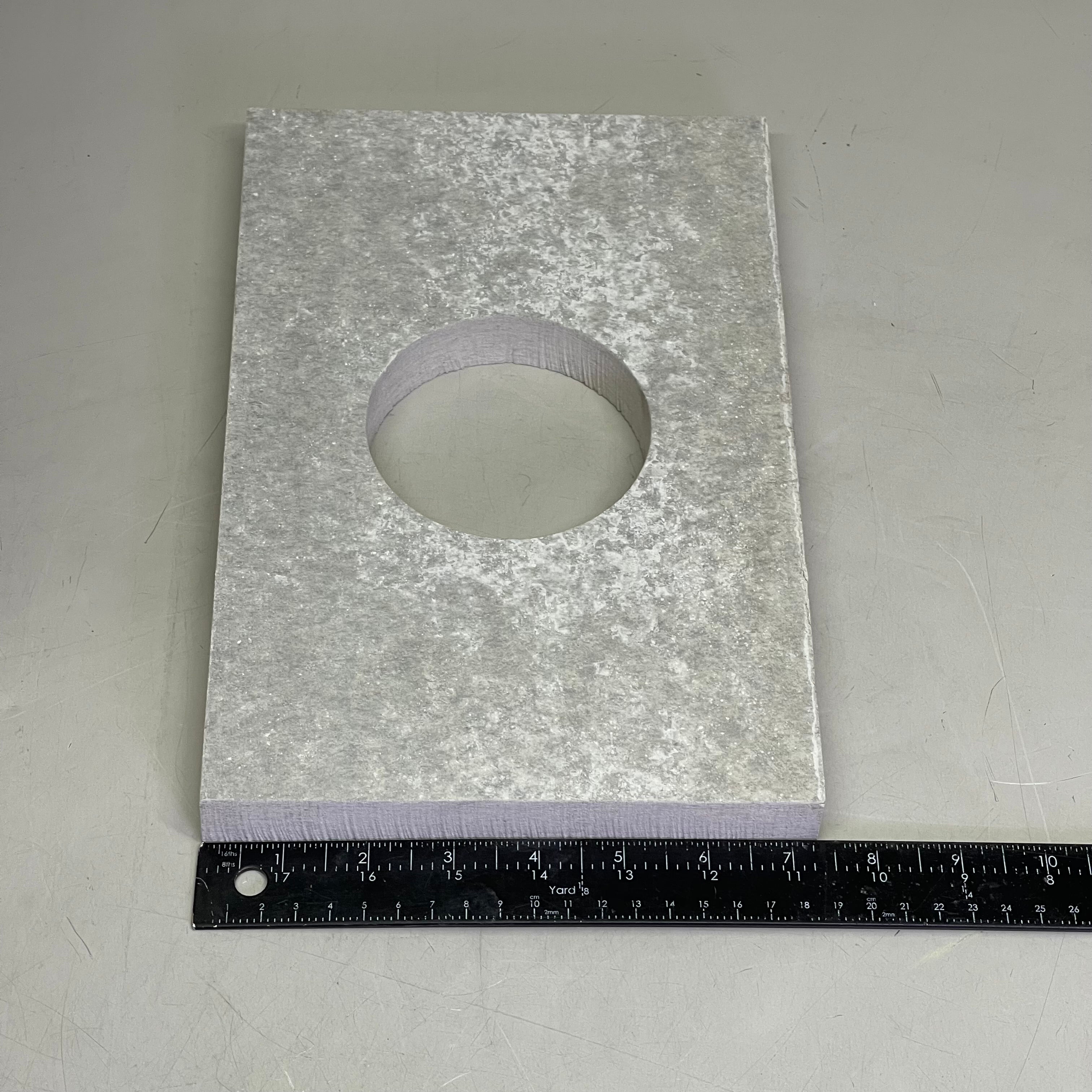 PORTLANDPRODUCTS (10 PACK) Primed Smooth Large Light Block O/D 7.25" x 11.25" x I/D 3-5/8" Grey PS191LBL