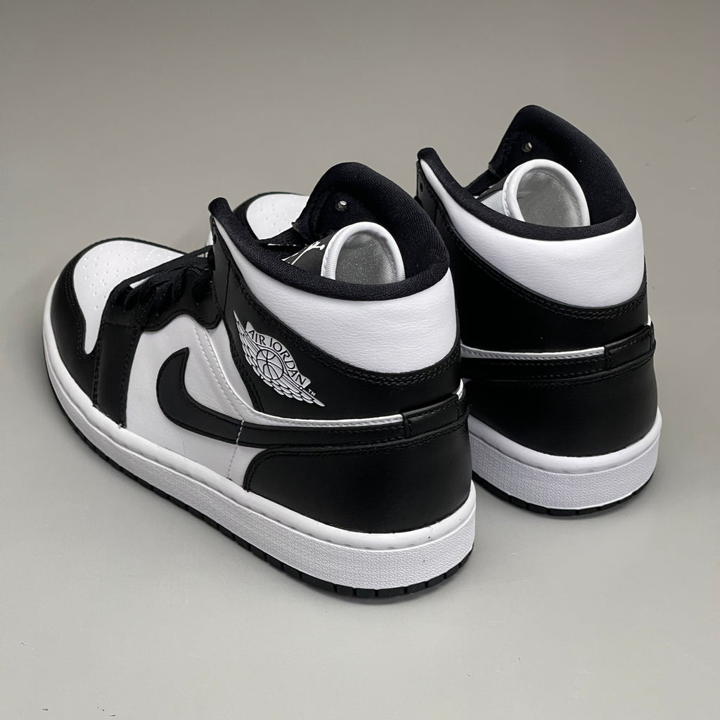 NIKE AIR JORDAN 1 Mid Panda Shoe Women's Sz 9.5 Black / White DV0991-101 (New)