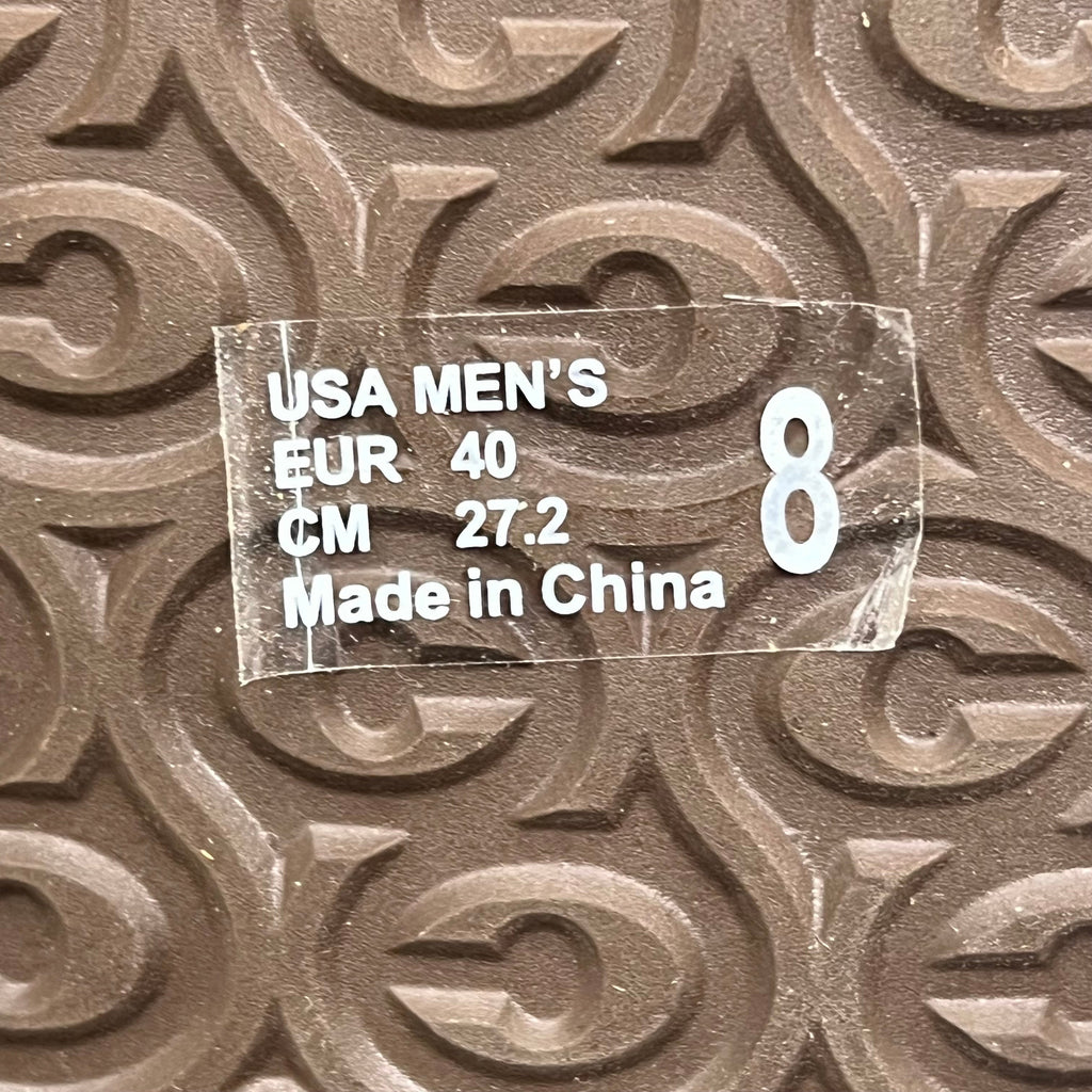 COBIAN Kandui Synthetic Leather Strap Men's Sz 8, EU 40 Chocolate KAN25-2011-8
