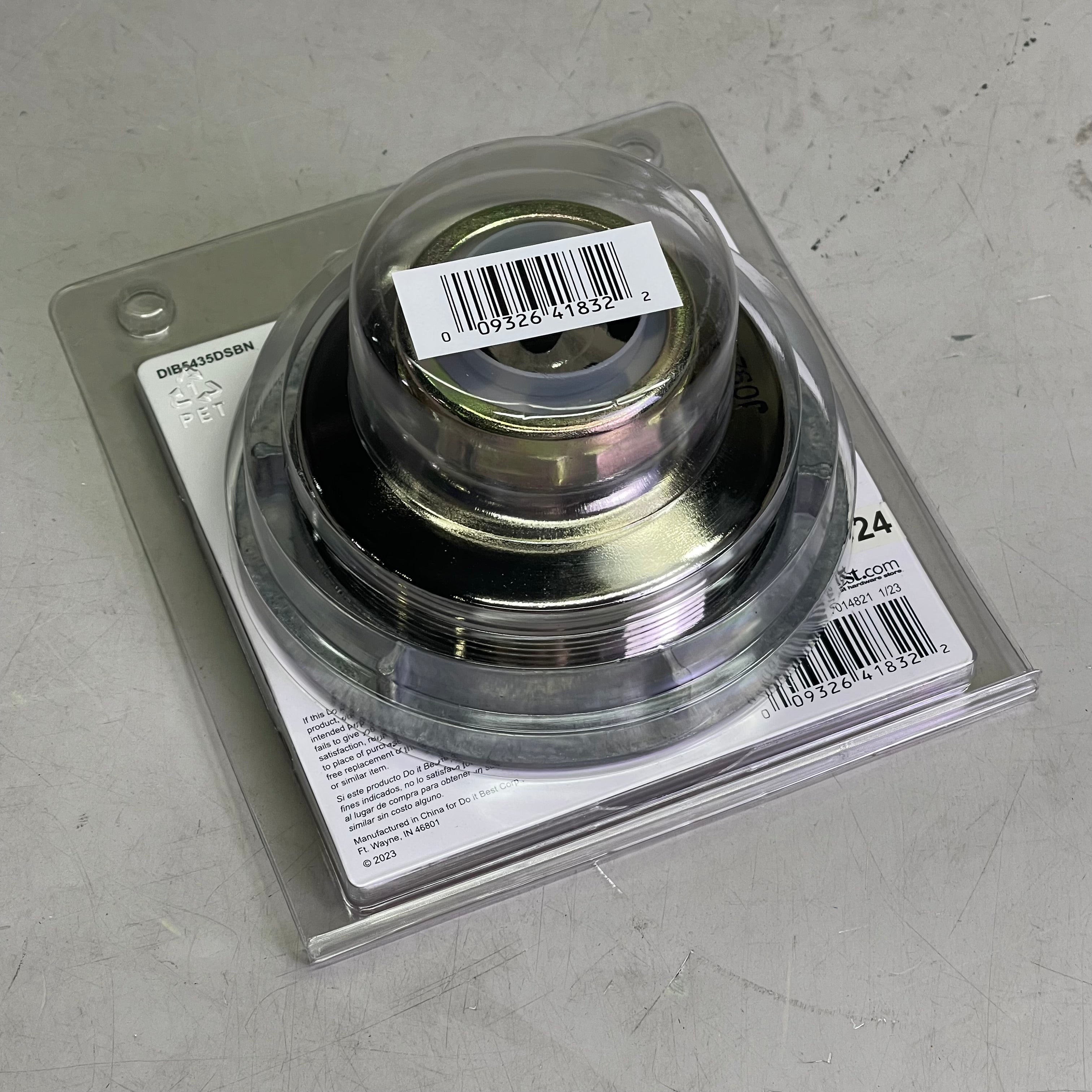 DO IT BEST Solid Brass Strainer 3-1/2" Dia Brushed Nickel DIB5435DSBN 438976