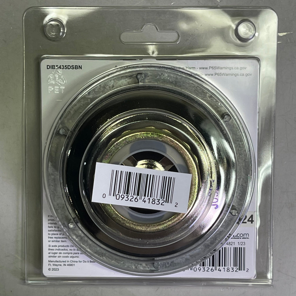 DO IT BEST Solid Brass Strainer 3-1/2" Dia Brushed Nickel DIB5435DSBN 438976