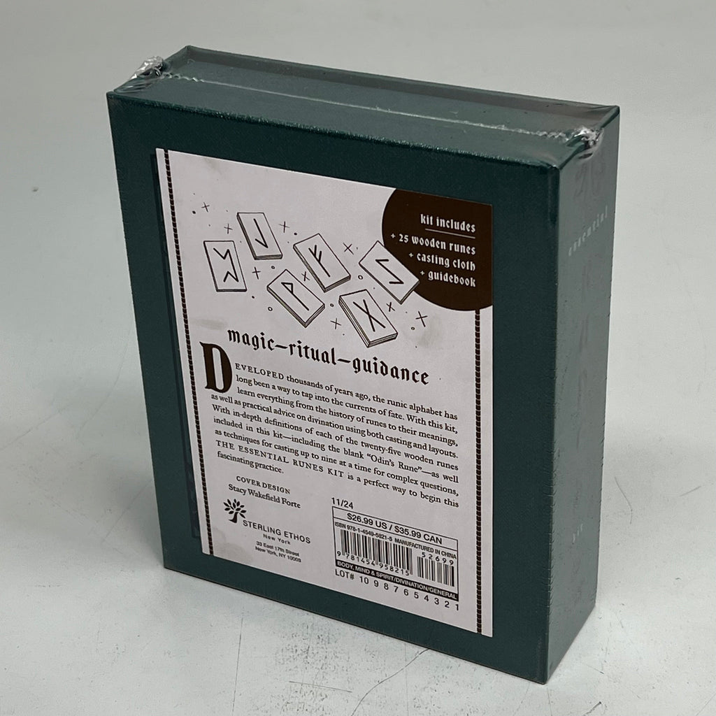 ESSENTIAL RUNES Essential Reading Ancient Symbols Kit By Cassandra Eason