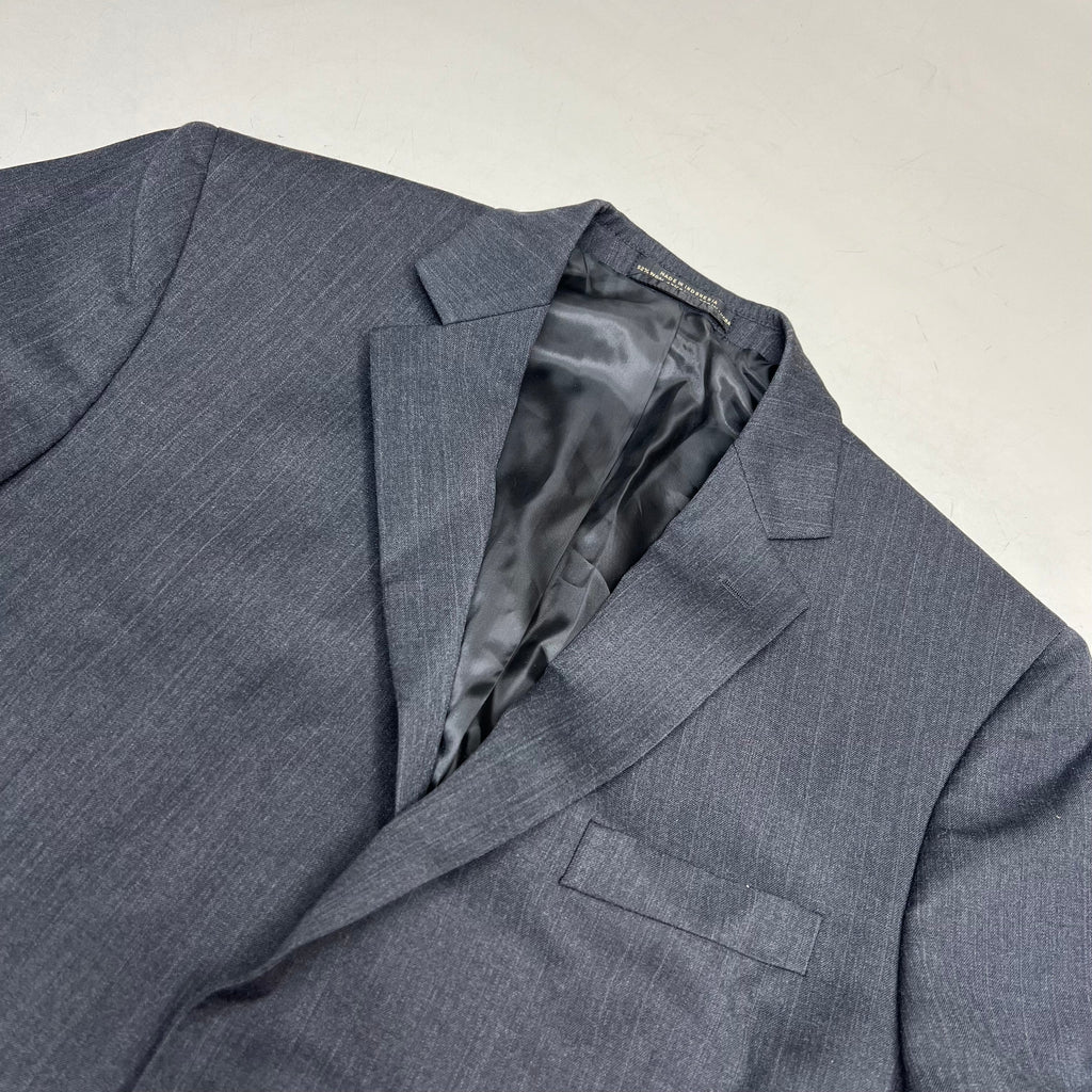 EISENBERG 2 Button Suit Blazer Men's Sz R 42 Grey SCOTT 2BTN CT W001746