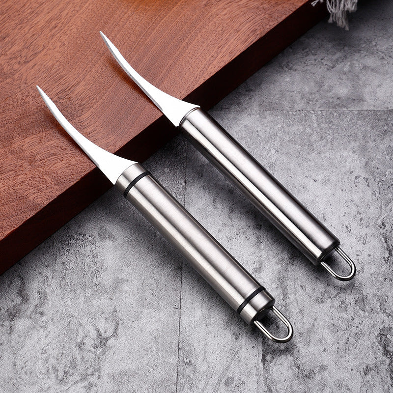 Kitchen Gadgets Stainless Steel Shrimp Line Knife Seafood Hot Pot Household Creative Shrimp Line Artifact Set