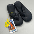 COBIAN Palmilla Braided Synthetic Leather Strap Sandals Women's Sz 6 EU 35.5 Black PAL25-001-06