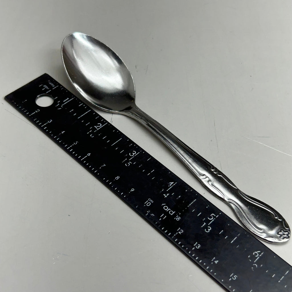 ABC (36 Pack) Stainless Steel Flora Stamped-Teaspoons FLO-01 (New Other-Distressed Packaging)