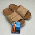 COBIAN Tolula Slide Enhanced Cushion Suede Strap Women's Sz 10 Tan TOL24-230-10