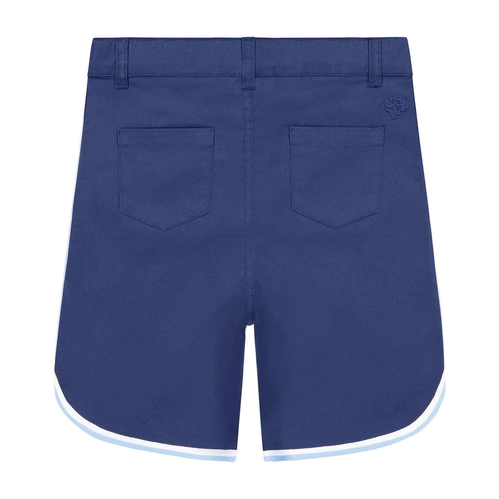 Andy & Evan - BOYS PIPED SHORTS - Navy