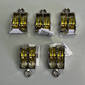 CAMPBELL (5 PACK) Dual Sheave Rigid Eye Pulley Die Cast Zinc Alloy 1" T7655212N