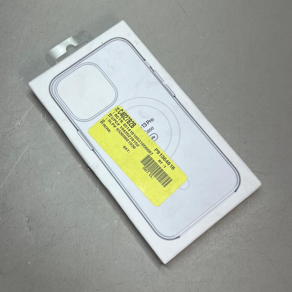 APPLE IPhone 13 Pro Case Scratch Resistant Coating Clear MM2Y3ZM/A (Return)