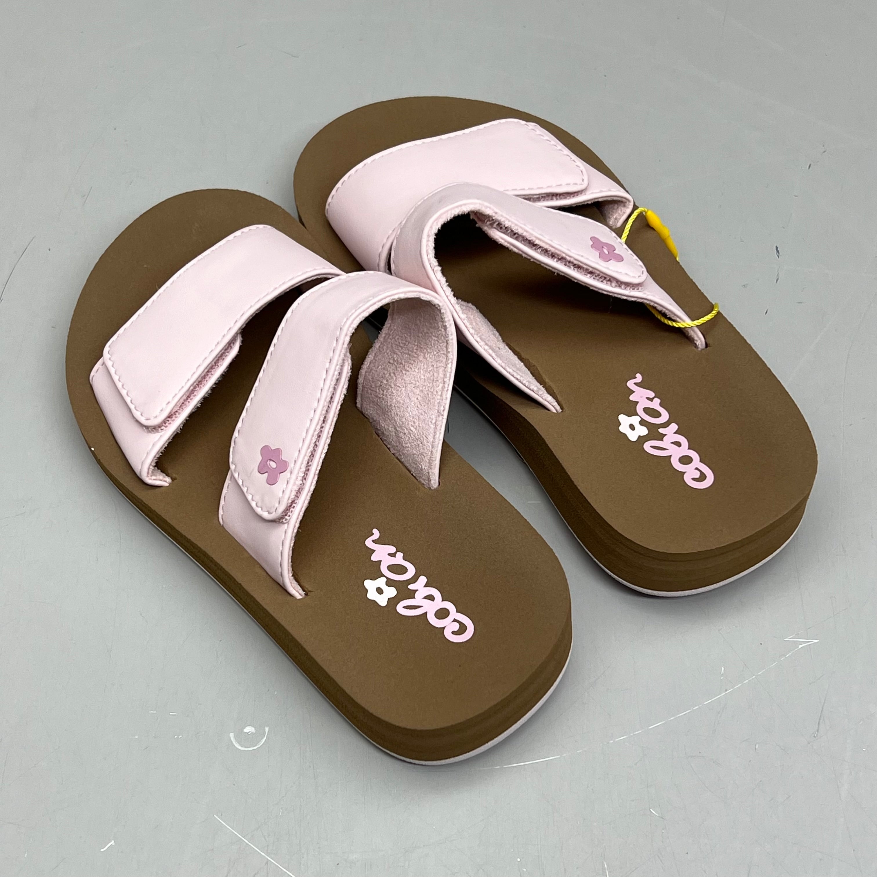 COBIAN Lil' Dana Strap Flower Sandals Kid's Sz 2/3 Pink LDA24-650-2/3