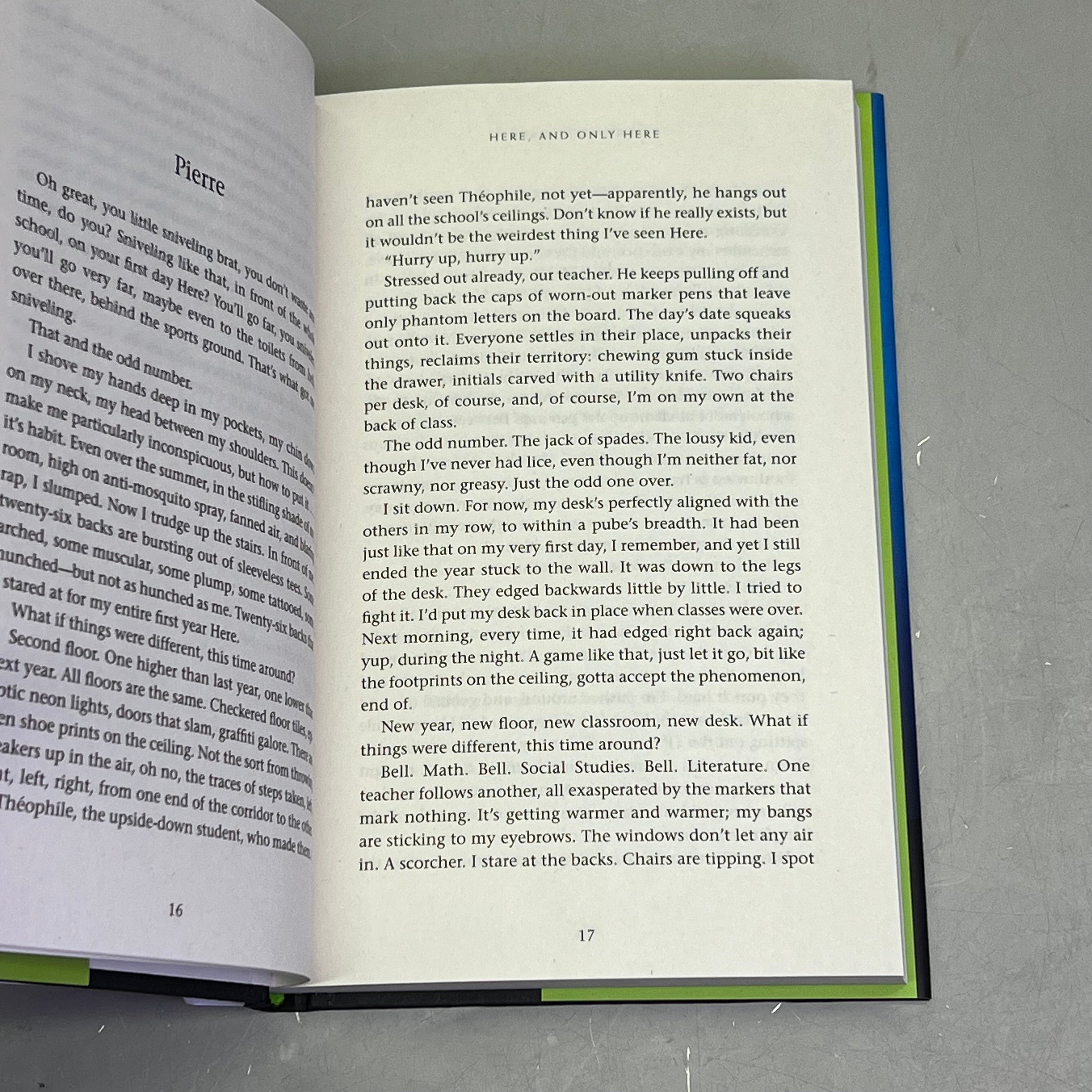 HERE, AND ONLY HERE A Coming Of Age Fiction Novel Hardcover By Christelle Dabos