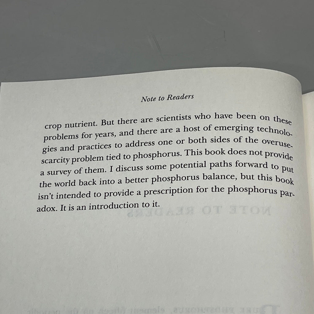 THE DEVIL'S ELEMENT Phosphorus And A World Out Of Balance, By Dan Egan 53000