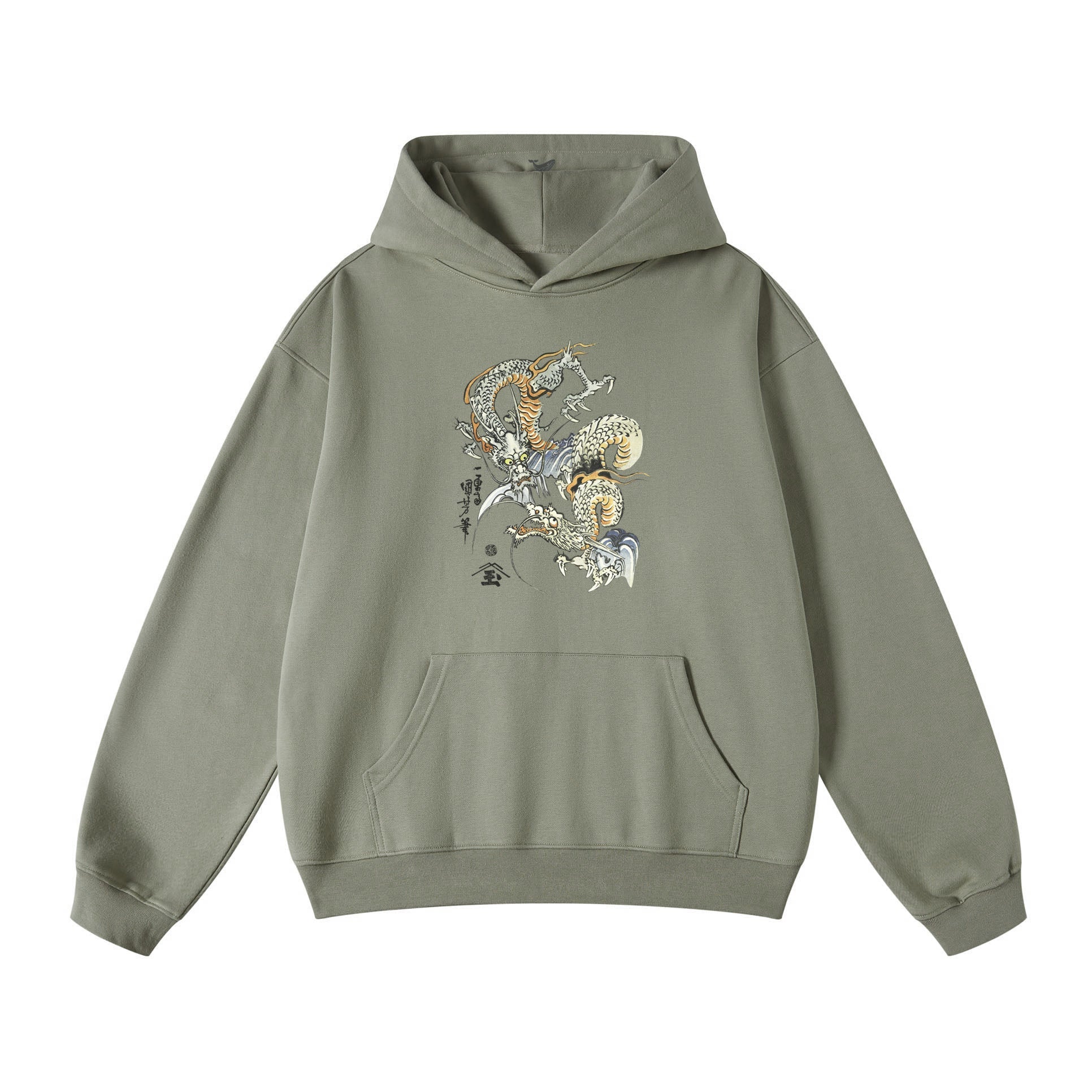 Hawaiian Hoodie For Men Dragon Flight Print Hoodie By Yakima