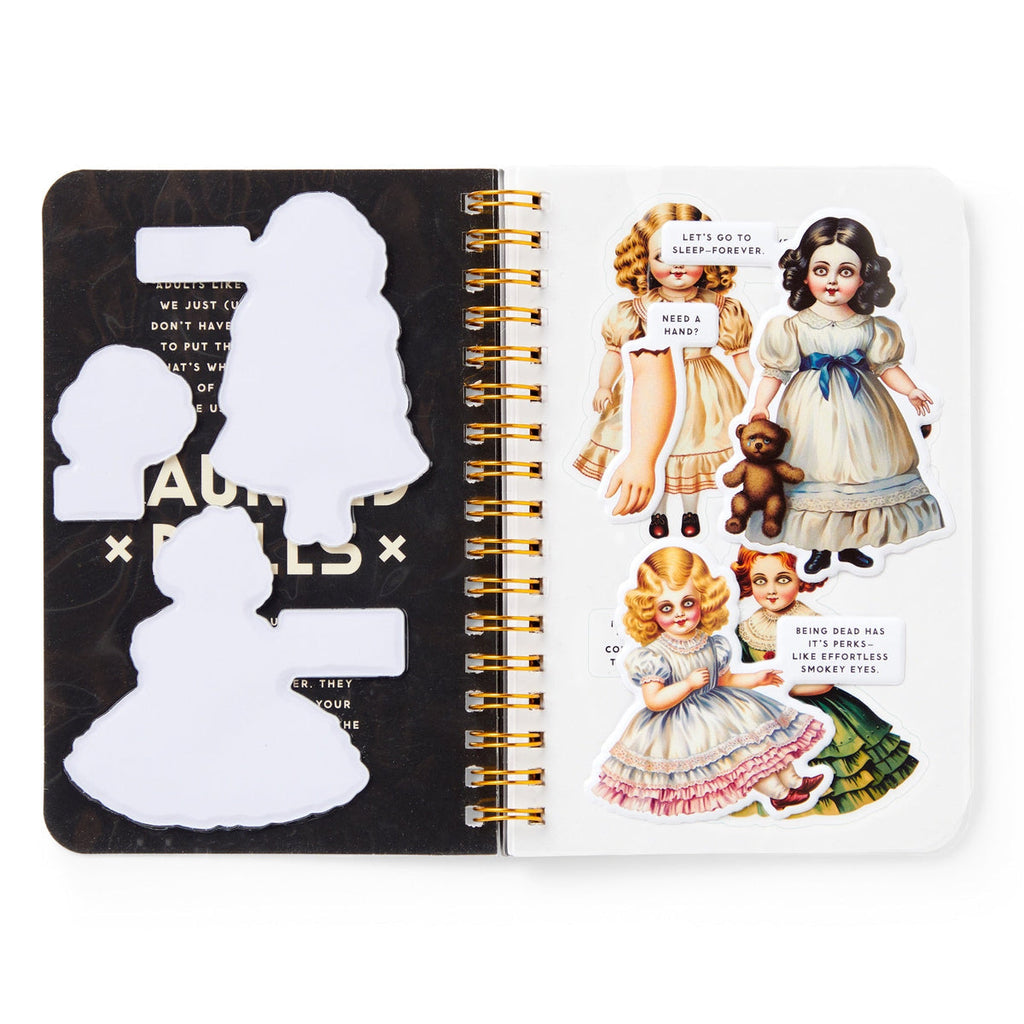 Brass Monkey: Haunted Dolls Sticker Book