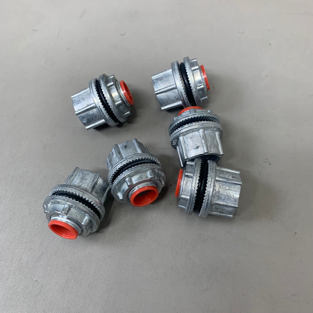 MYERS (6 PACK) Zinc Conduit Hub Scru-tite Tapered Female Threaded 1/2" ST-1