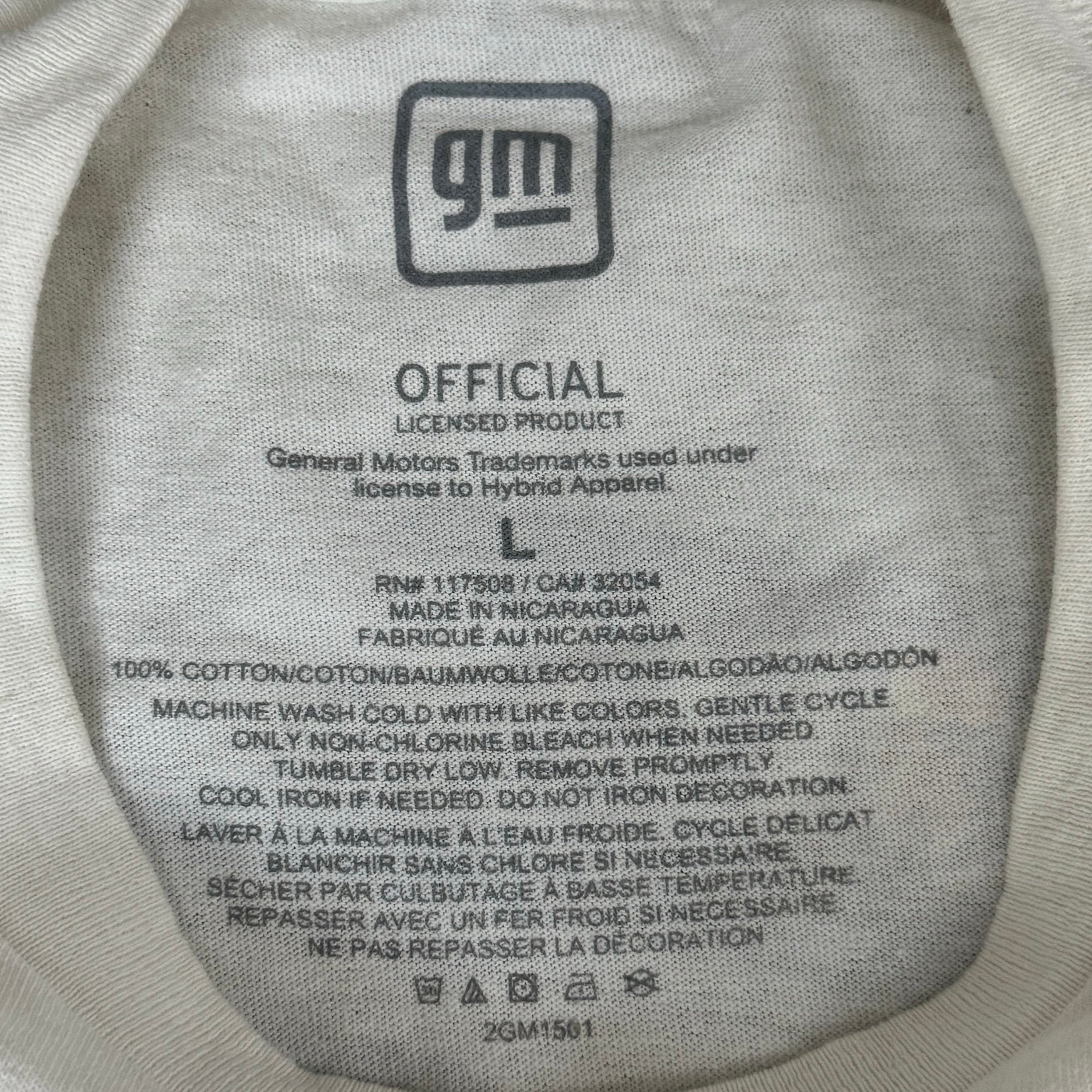 URBAN Men's Chevy Truck Graphic T-Shirt Sz L White 91022855