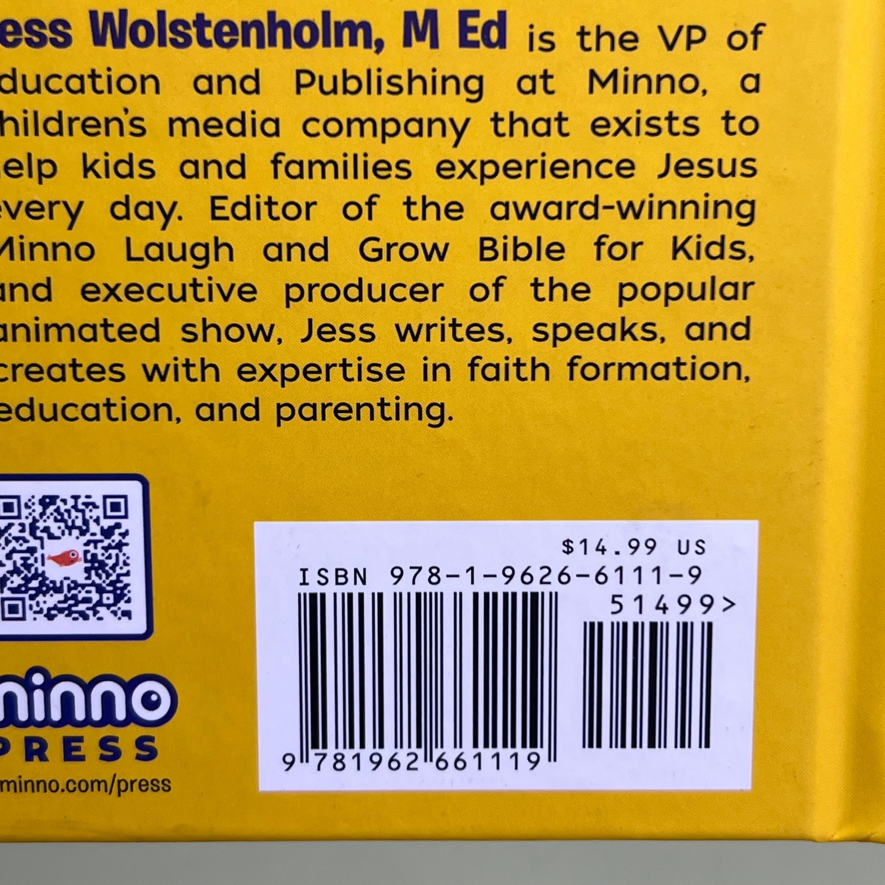 MINNO (2 PACK) Laugh & Grow Bible for Kids Family Advent Devotional