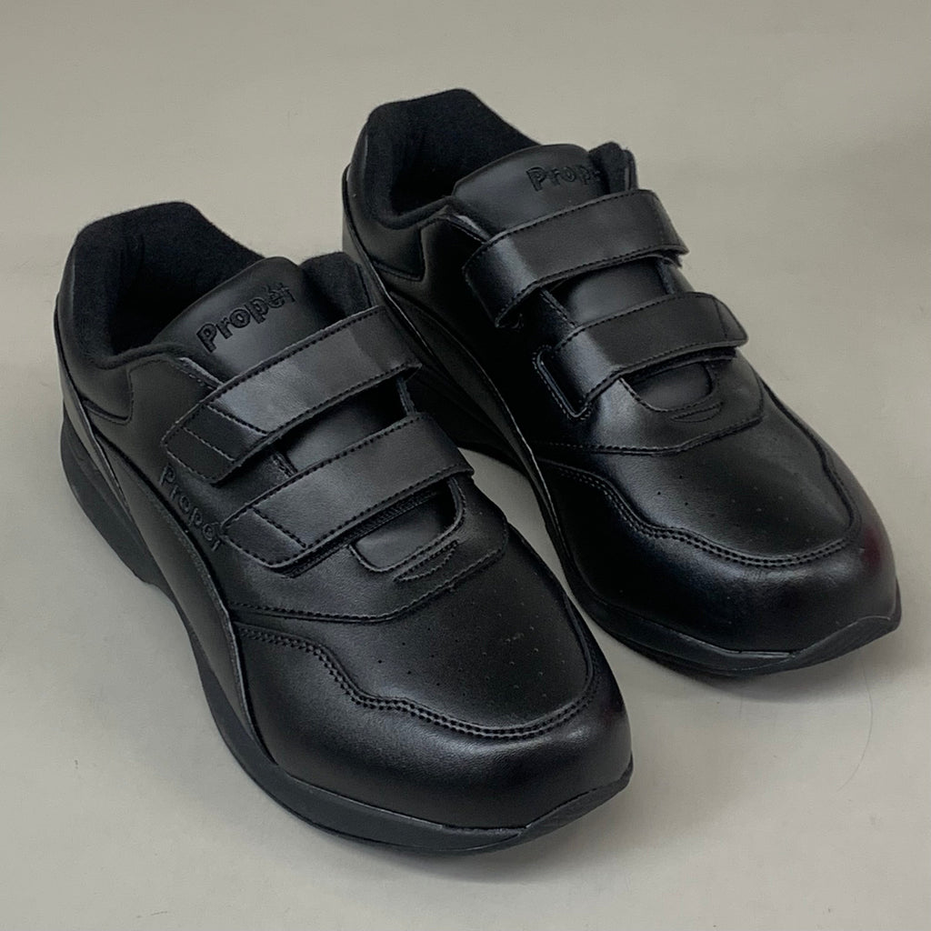 PROPET Tour Walker Strap Sneaker Shoes X(2E) Women's SZ 11 Black W3902BLKX-11