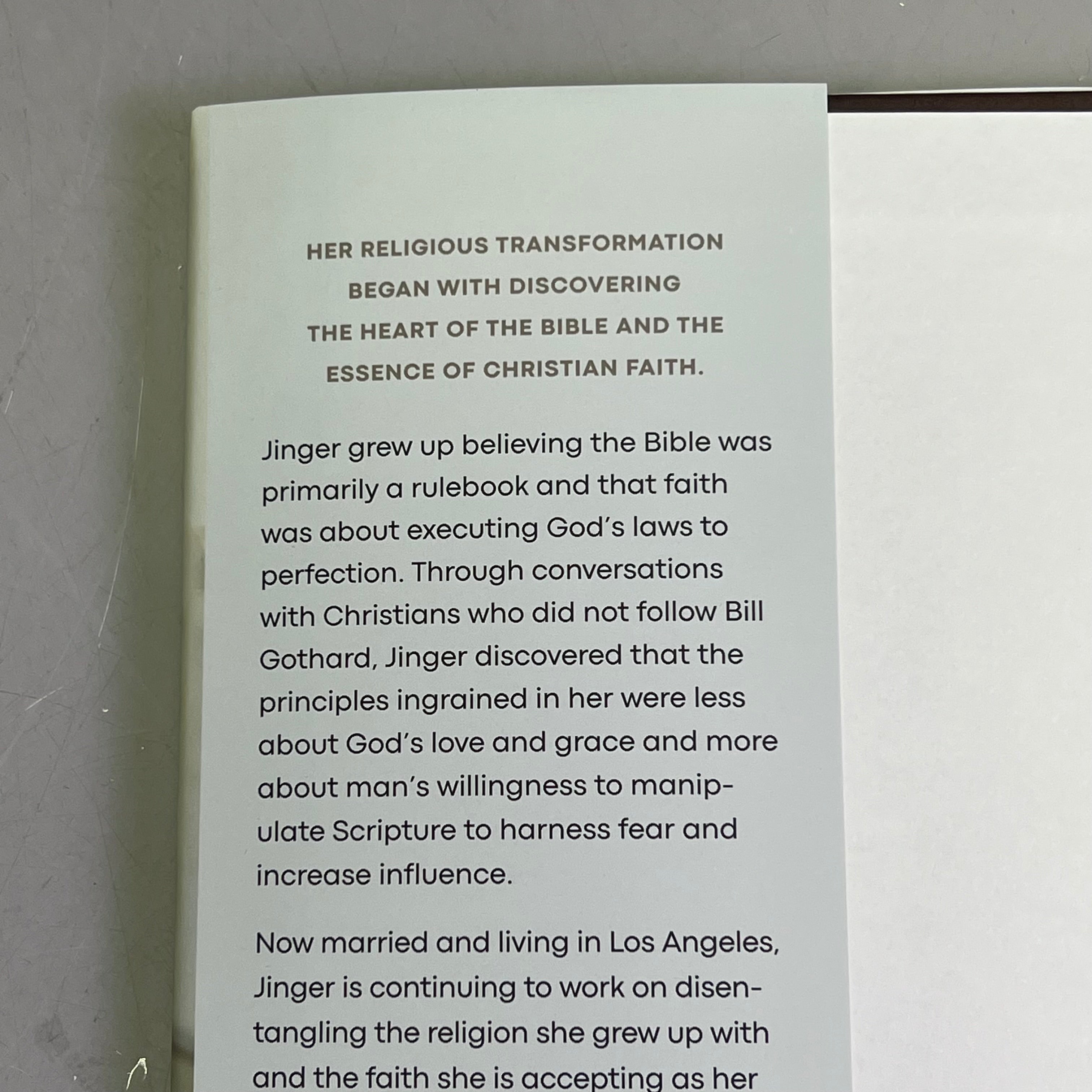 BECOMING FREE INDEED My Story Of Disentangling Faith From Fear Hardback Book