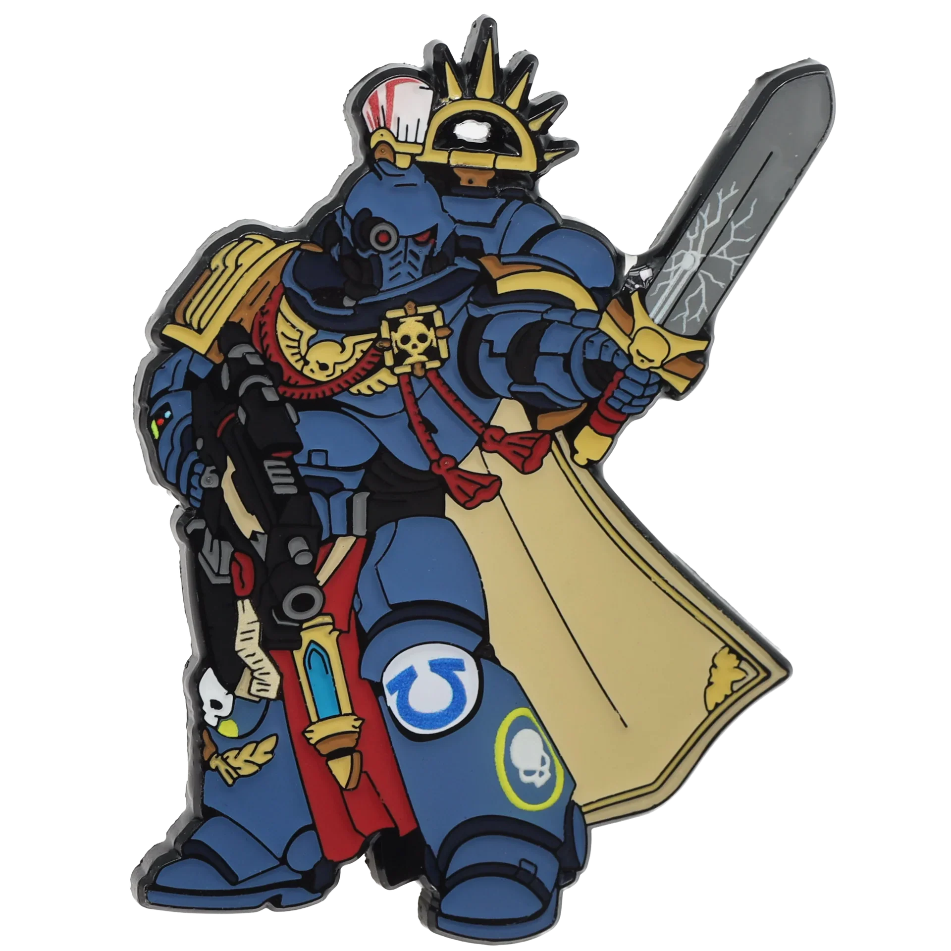 Foam Brain Mystery Loot: 40K Enamel Pins - Ultramarines vs Tyranids